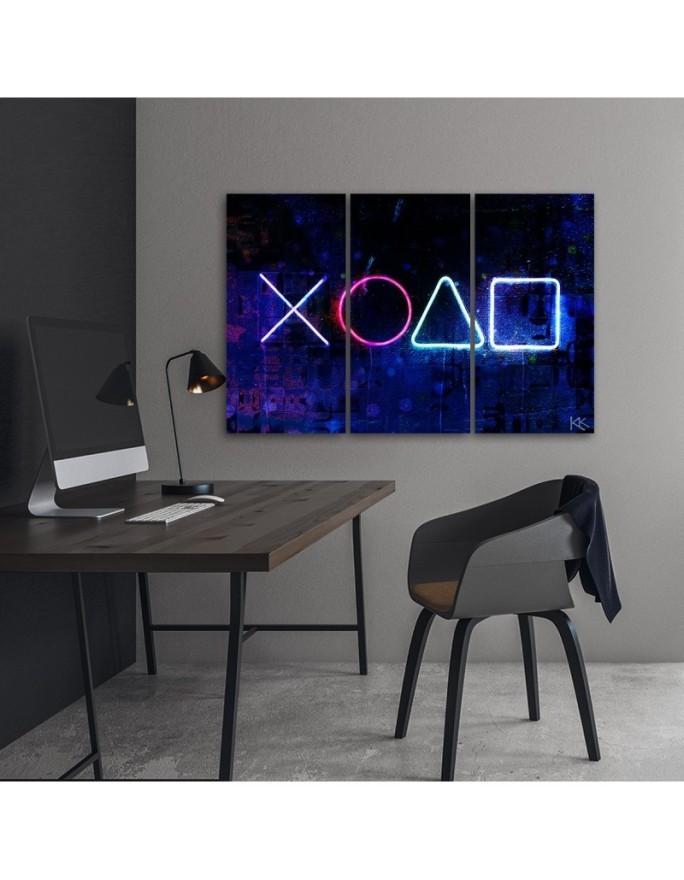 Stylish painting for gamer - Buttons for controller | FEEBY