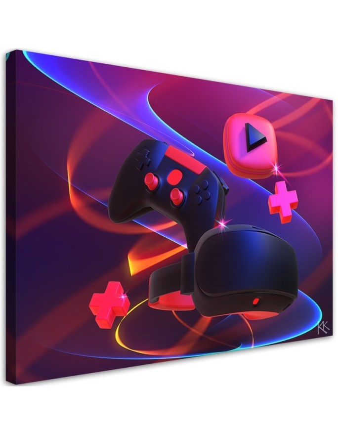 Leinwandbild - Für den Spieler einstellen | Feeby