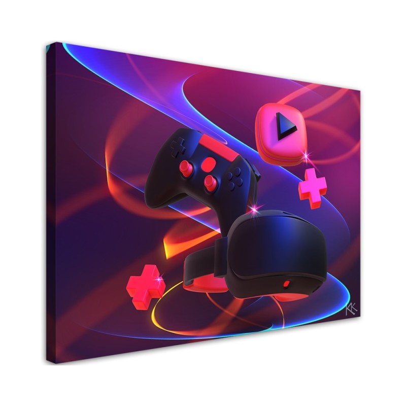 Leinwandbild - Für den Spieler einstellen | Feeby