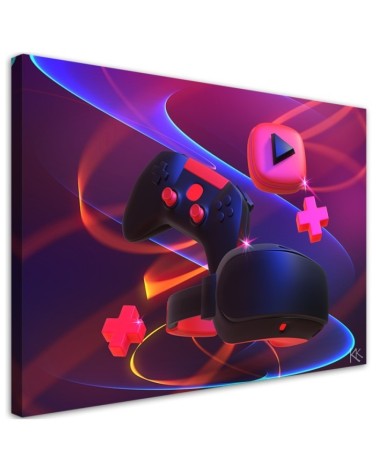 Leinwandbild - Für den Spieler einstellen | Feeby