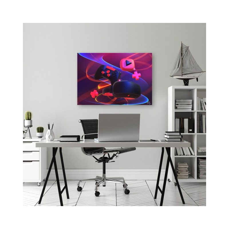 Leinwandbild - Für den Spieler einstellen | Feeby