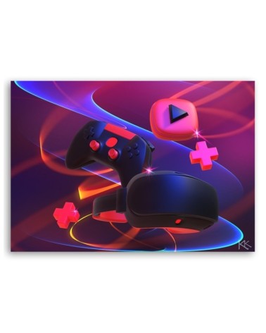 Leinwandbild - Für den Spieler einstellen | Feeby