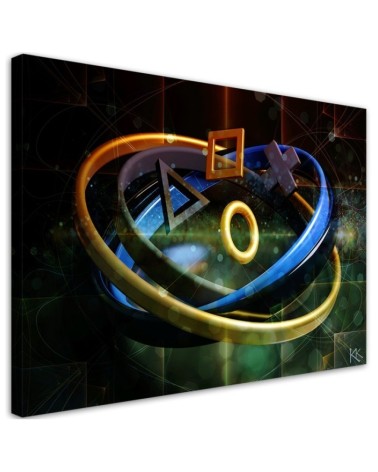 Canvas prints for teen room - Controller buttons | FEEBY