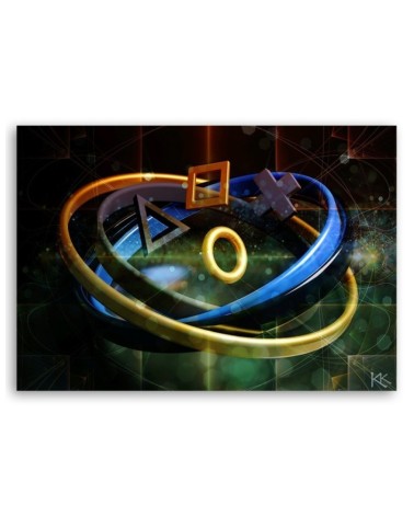 Modernes Wandbild - Controller Spiele | Feeby