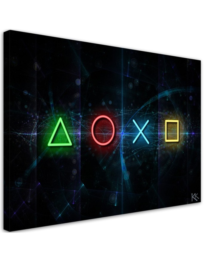 Bild auf Leinwand - Für Gamers Spielkonsole Controller | Feeby