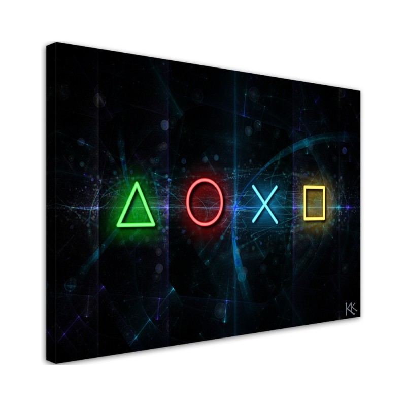 Bild auf Leinwand - Für Gamers Spielkonsole Controller | Feeby