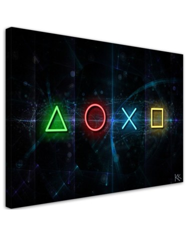 Bild auf Leinwand - Für Gamers Spielkonsole Controller | Feeby
