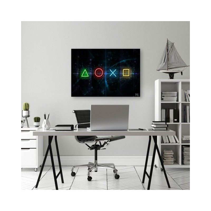 Bild auf Leinwand - Für Gamers Spielkonsole Controller | Feeby