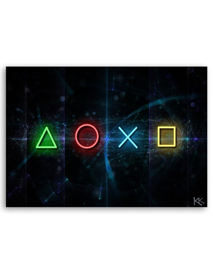 Modern wall art Canvas prints - Controller buttons | FEEBY
