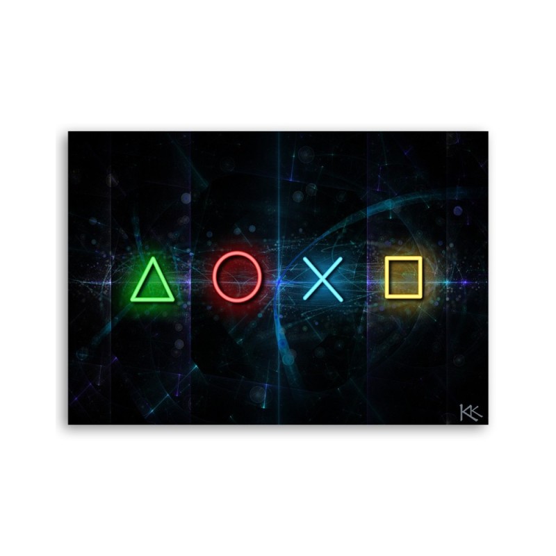 Bild auf Leinwand - Für Gamers Spielkonsole Controller | Feeby