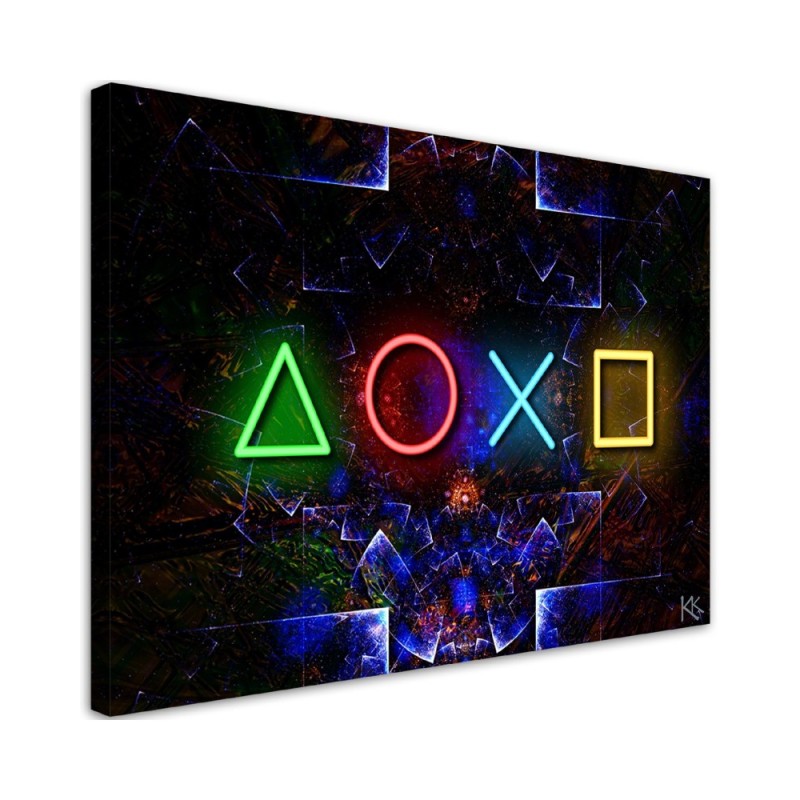 Canvas print - Gaming console symbols | FEEBY