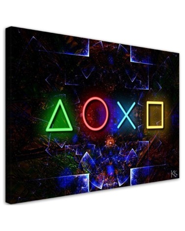 Canvas print - Gaming console symbols | FEEBY