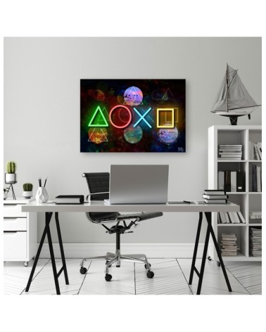 Dekoratives Leinwandbild - Spielkonsole | Feeby