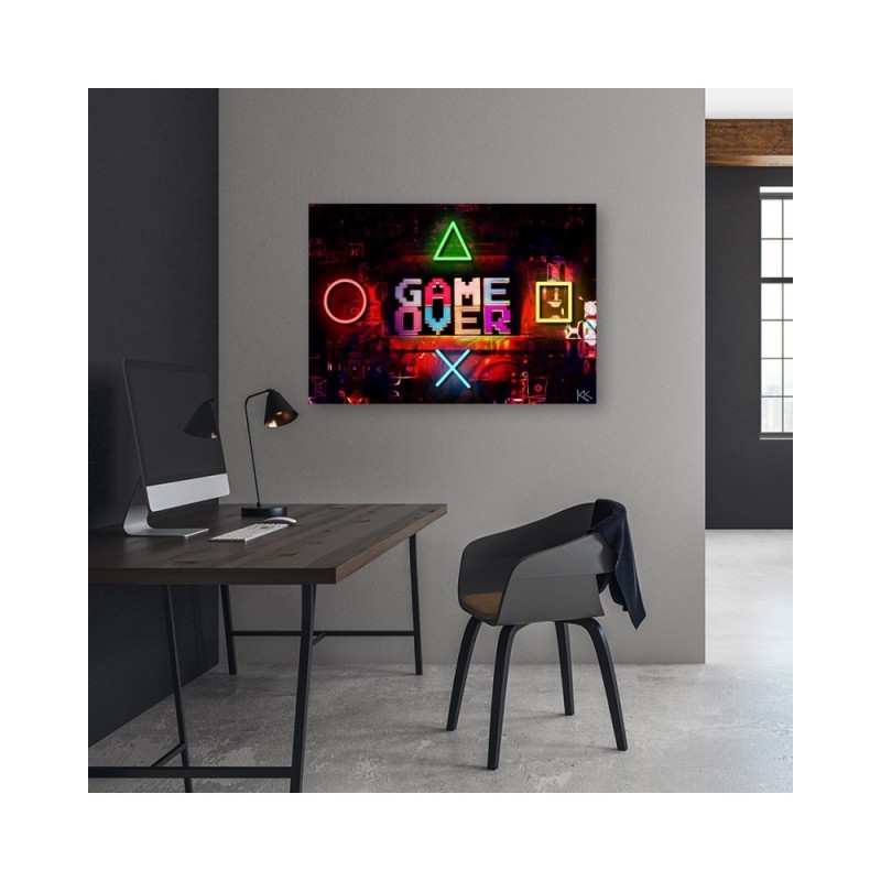 Bild auf Leinwand - Spiel über den Spieler | Feeby
