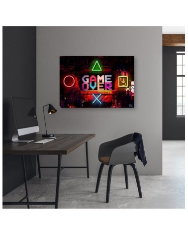 Bild auf Leinwand - Spiel über den Spieler | Feeby