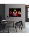 Nowoczesny obraz dla gracza - Napis Game Over dla gracza | FEEBY