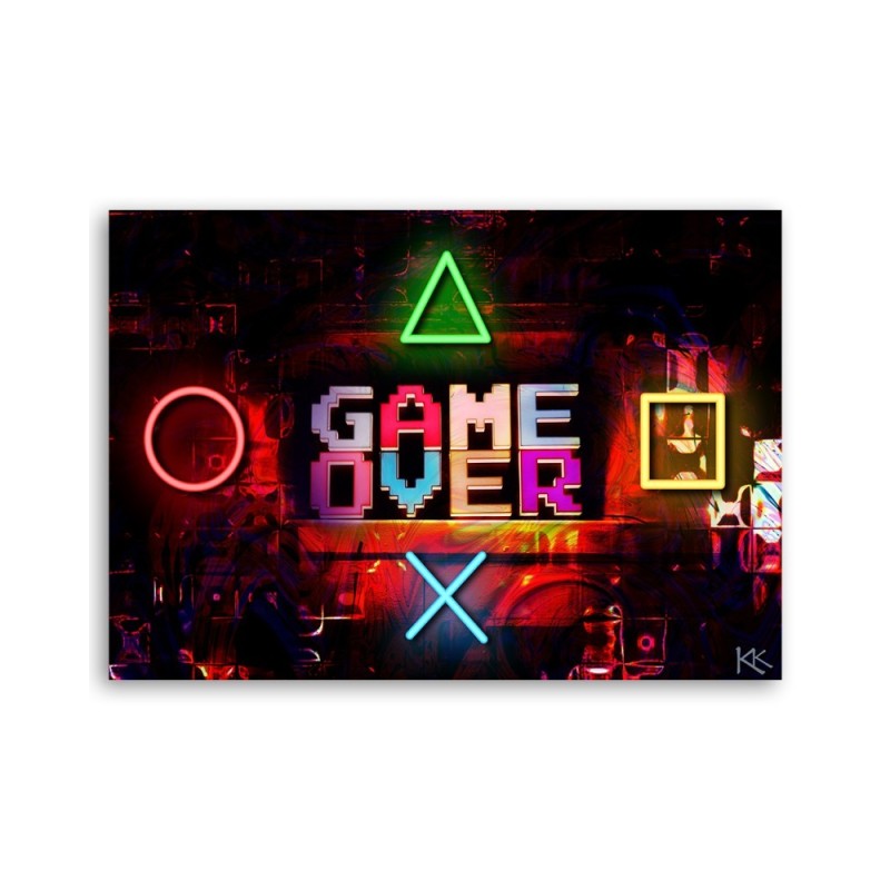 Bild auf Leinwand - Spiel über den Spieler | Feeby