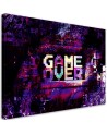 Obraz na ścianę - Abstrakcyjny napis Game Over | FEEBY
