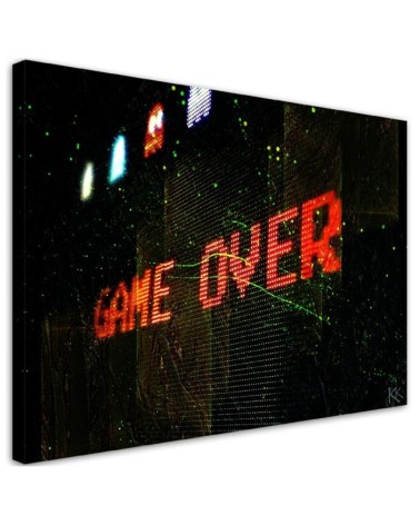 Canvas prints for teenager's room - Game Over for gamer | FEEBY
