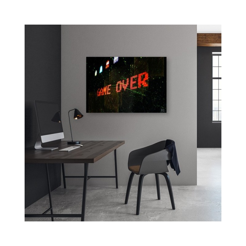 Leinwandbild - Game Over Spielkonsole | Feeby
