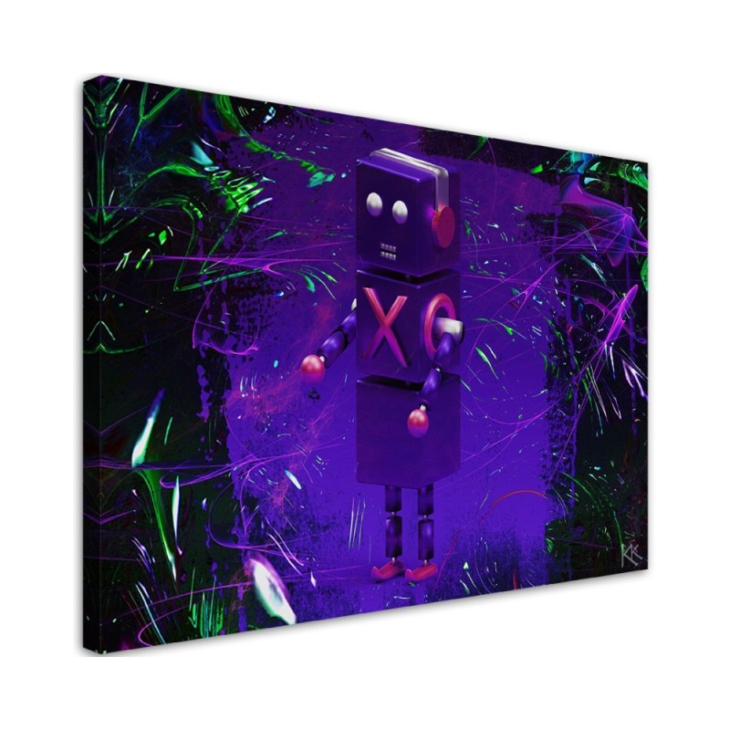 Modernes Wandbild - Roboter für den Spieler | Feeby