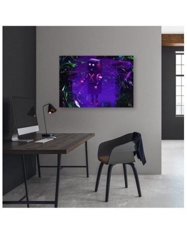 Modernes Wandbild - Roboter für den Spieler | Feeby