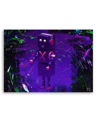 Modernes Wandbild - Roboter für den Spieler | Feeby