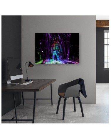 Leinwandbild - Neonspieler | Feeby