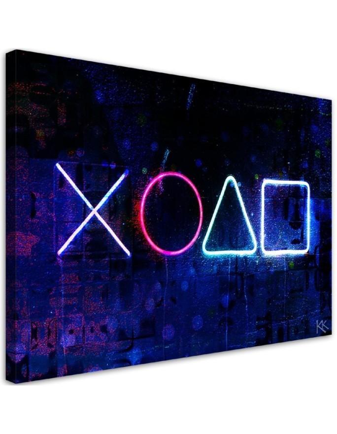 Leinwandbild - Spielkonsole Gamer Controller | Feeby