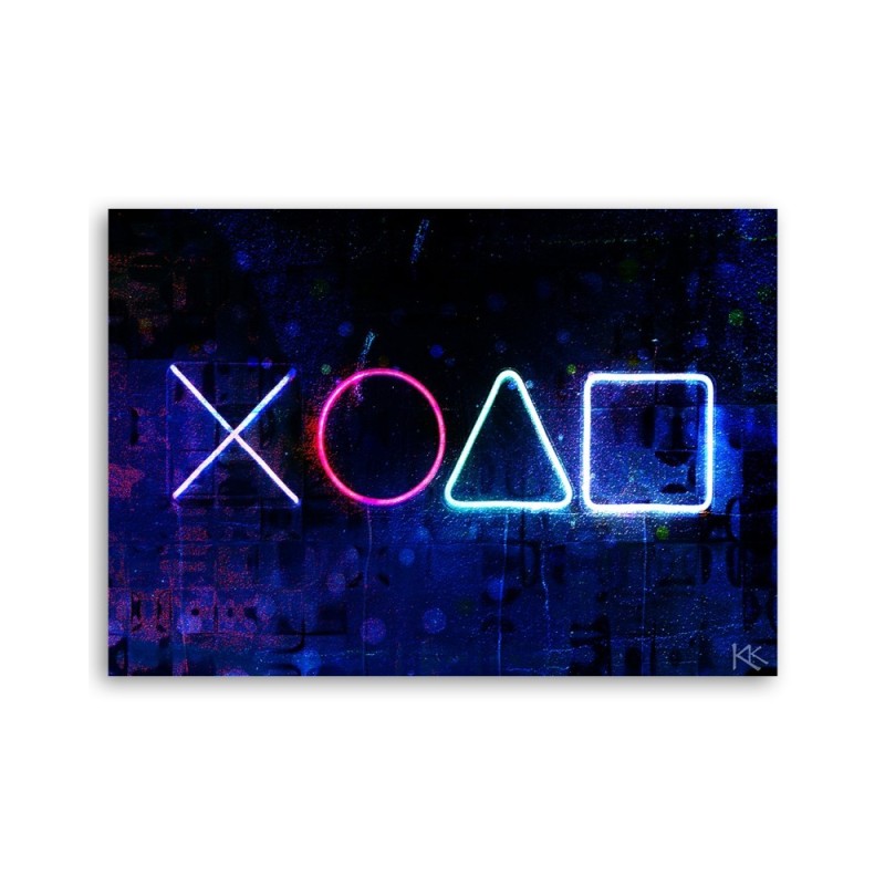 Leinwandbild - Spielkonsole Gamer Controller | Feeby