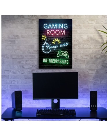 Modernes Wandbild - Inschrift für Spieler -Spieler -Raum | Feeby