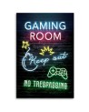 Obrazy dla młodzieży - Napis Pokój gracza gaming | FEEBY
