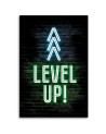 Obraz dla gracza - Napis Level up gaming | FEEBY