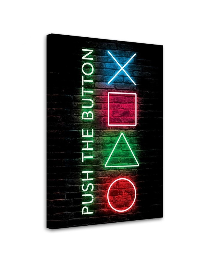 Bild auf Leinwand - Spielkonsole Controller für Spieler | Feeby