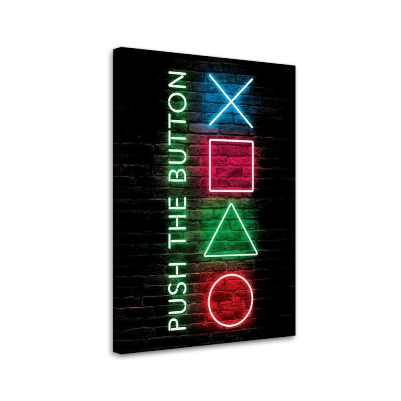 Bild auf Leinwand - Spielkonsole Controller für Spieler | Feeby