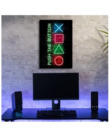 Bild auf Leinwand - Spielkonsole Controller für Spieler | Feeby