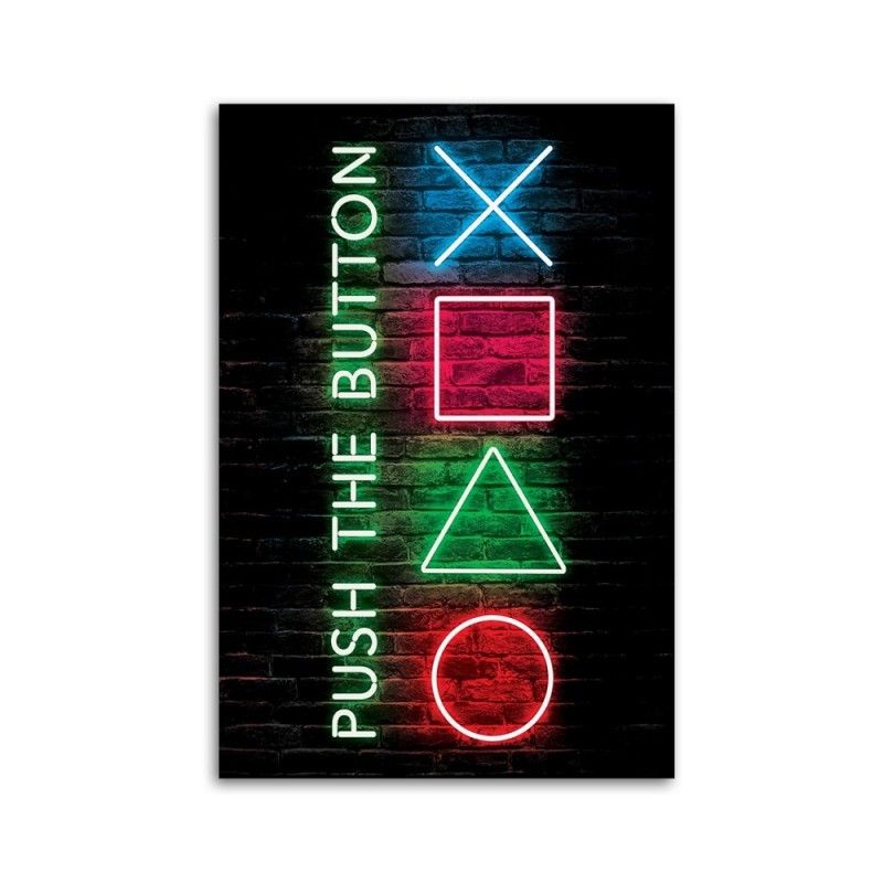 Bild auf Leinwand - Spielkonsole Controller für Spieler | Feeby