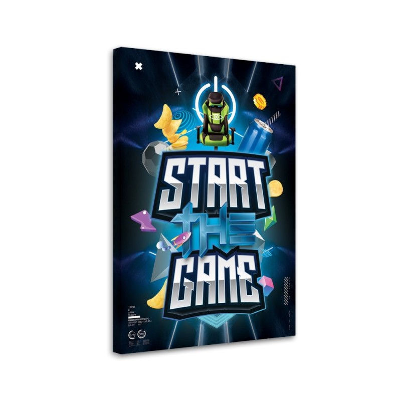 Bild auf Leinwand - Spielkonsole Gamer | Feeby