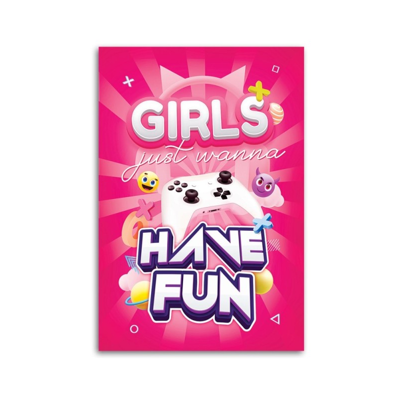 Leinwandbild modern - Gaming Inschrift für Frauen | Feeby