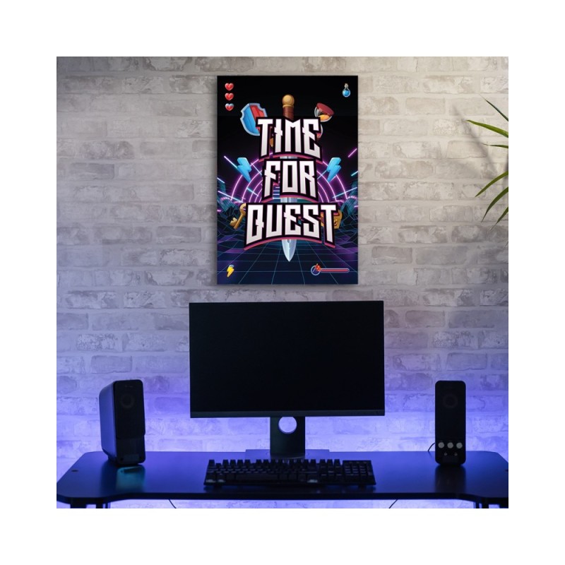 Leinwandbild - Time for Quest für Gamer | Feeby