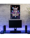 Wall art painting - Time for quest lettering for gamers | FEEBY
