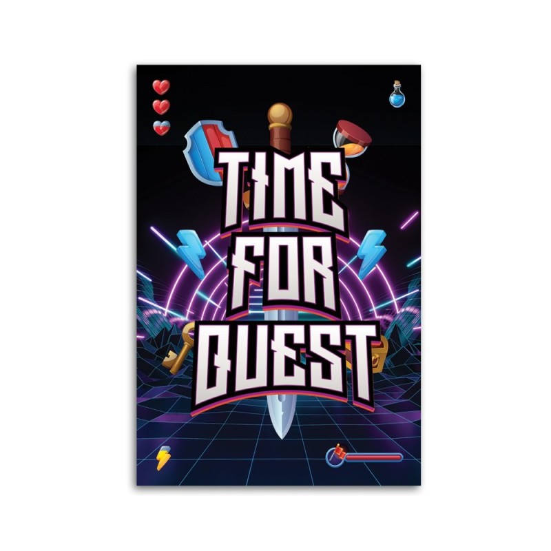 Leinwandbild - Time for Quest für Gamer | Feeby