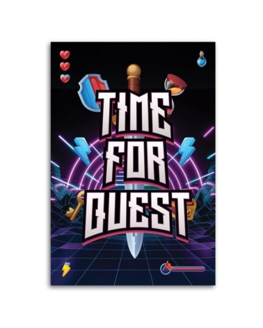 Leinwandbild - Time for Quest für Gamer | Feeby