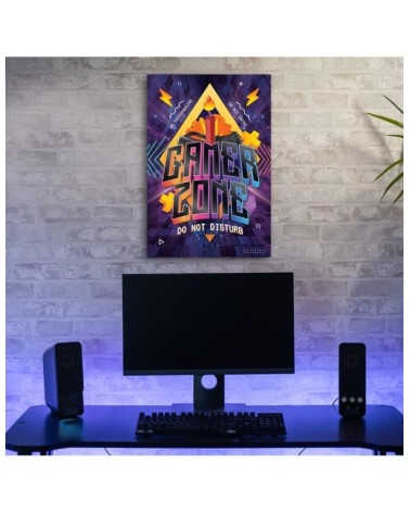 Bild auf Leinwand - Inschrift der Spielerzone | Feeby