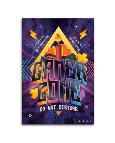 Bild auf Leinwand - Inschrift der Spielerzone | Feeby