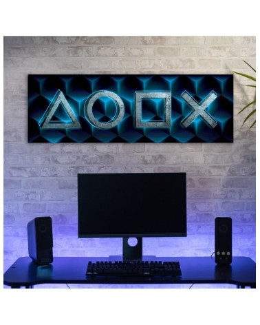 Wandbild für Wohnzimmer - Spielsymbole | Feeby