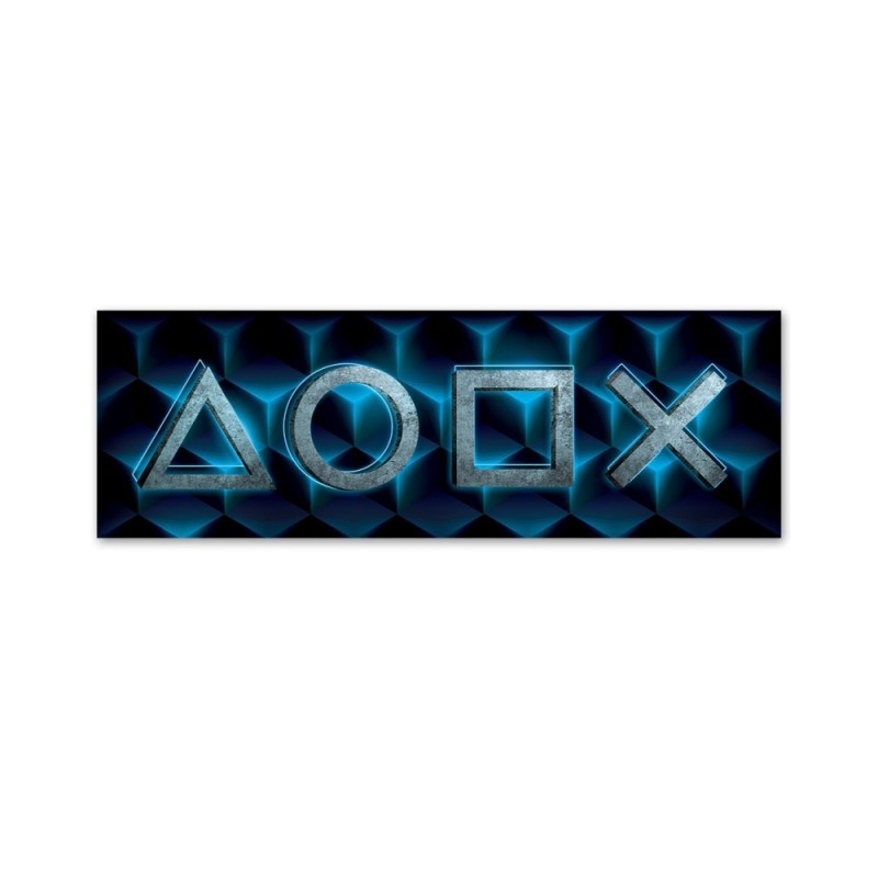 Wandbild für Wohnzimmer - Spielsymbole | Feeby