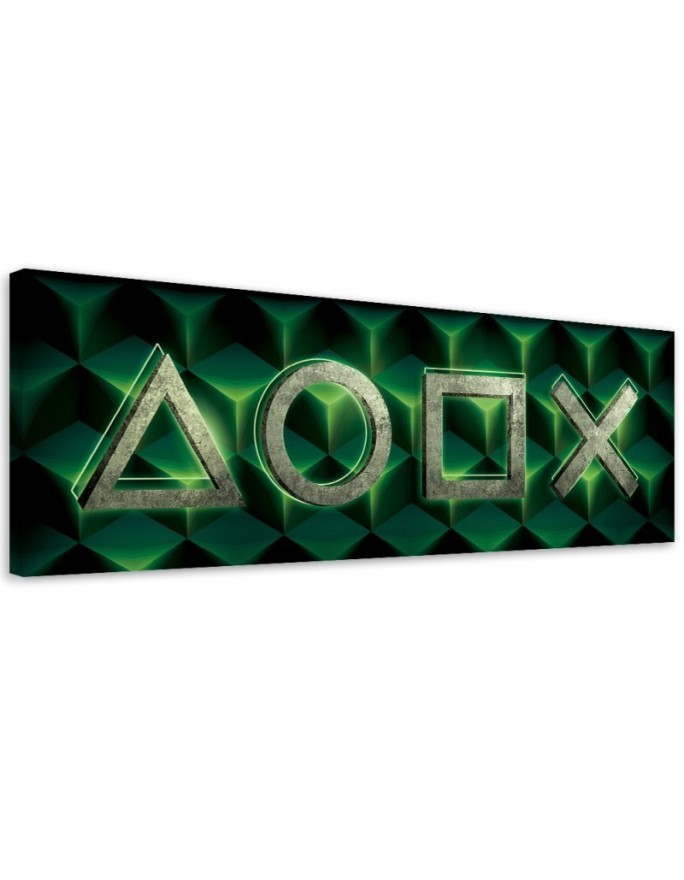 Modernes Wandbild - Spielsymbole | Feeby