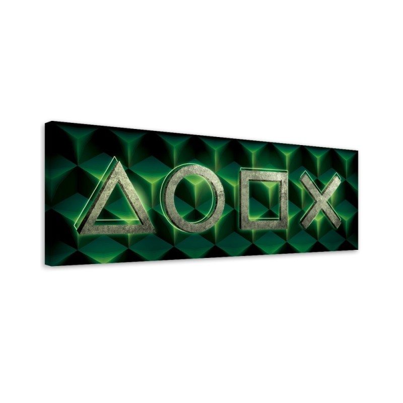 Modernes Wandbild - Spielsymbole | Feeby