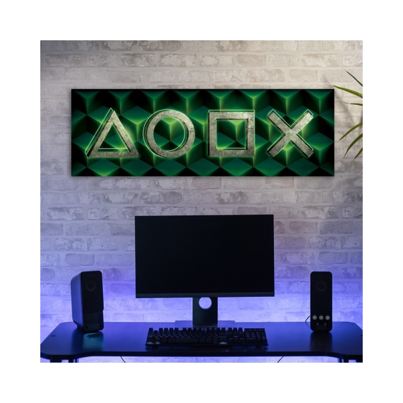 Modernes Wandbild - Spielsymbole | Feeby